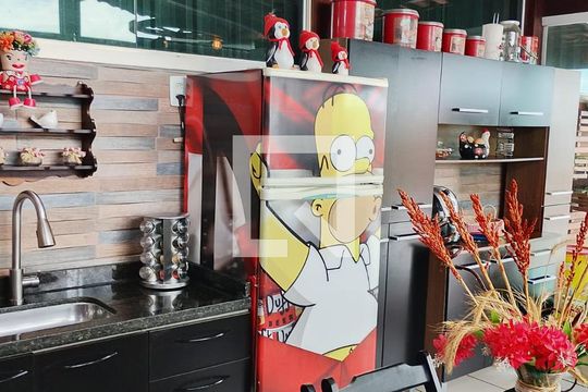 cozinha de apartamento à venda com 2 quartos, 88m² em Cidade São Jorge, Santo André