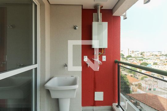 Varanda e Área de Serviço  de apartamento à venda com 2 quartos, 40m² em Vila Aricanduva, São Paulo