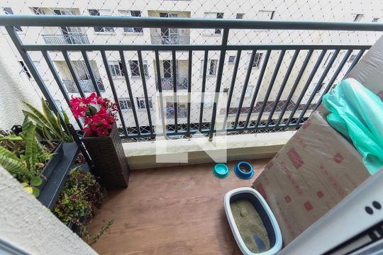 Varanda da Sala de apartamento à venda com 2 quartos, 47m² em Vila Princesa Isabel, São Paulo