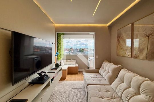 Sala  de apartamento à venda com 2 quartos, 37m² em Jardim São Luís, São Paulo