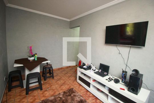 Sala de apartamento à venda com 2 quartos, 72m² em Jardim Santo André, Santo André