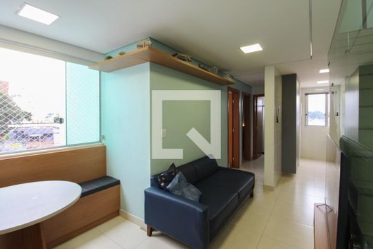 Sala de apartamento à venda com 3 quartos, 105m² em Santa Branca, Belo Horizonte