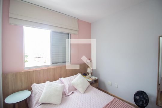 Quarto Suíte de apartamento à venda com 2 quartos, 69m² em Alvorada, Contagem