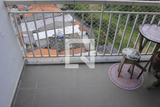 Varanda  de apartamento à venda com 2 quartos, 56m² em Parque Continental Ii, Guarulhos