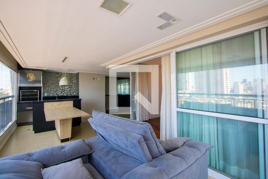Varanda gourmet de apartamento para alugar com 3 quartos, 177m² em Campestre, Santo André