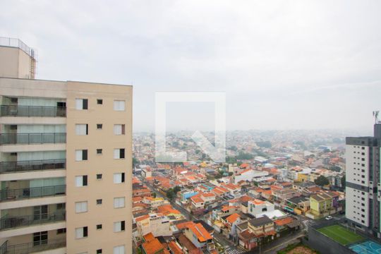 Vista da sala de apartamento à venda com 2 quartos, 40m² em Vila Eldizia, Santo André