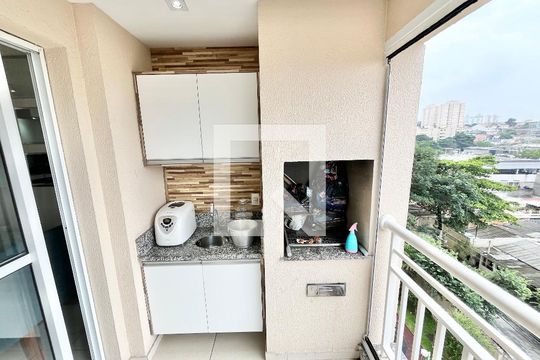 Varanda da Sala de apartamento à venda com 2 quartos, 78m² em Jardim Pereira Leite, São Paulo