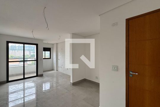 Sala de apartamento à venda com 2 quartos, 55m² em Jardim Vera Cruz, São Bernardo do Campo