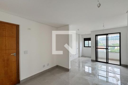Sala de apartamento à venda com 2 quartos, 55m² em Jardim Vera Cruz, São Bernardo do Campo