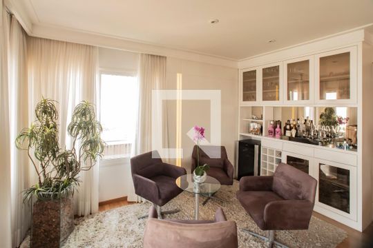 Sala de apartamento para alugar com 4 quartos, 193m² em Mirandópolis, São Paulo