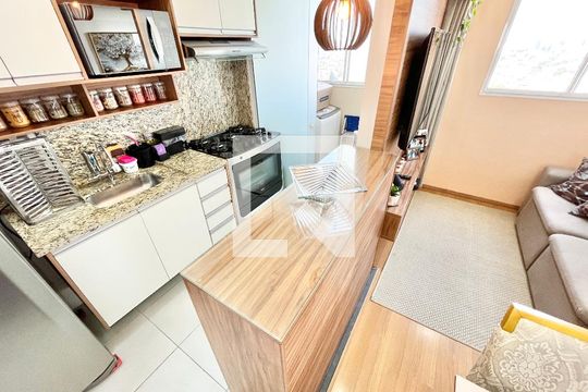 Sala/Cozinha de apartamento à venda com 2 quartos, 39m² em Vila Santa Maria, São Paulo