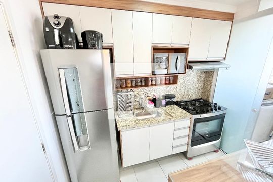 Sala/Cozinha de apartamento à venda com 2 quartos, 39m² em Vila Santa Maria, São Paulo