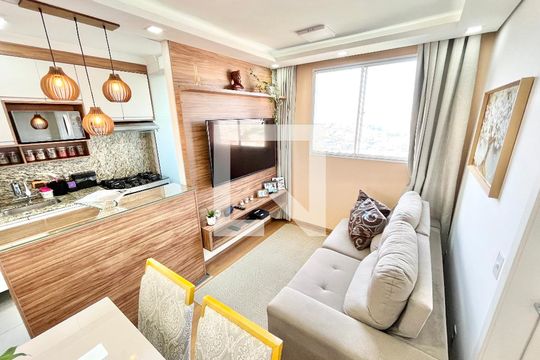 Sala/Cozinha de apartamento à venda com 2 quartos, 39m² em Vila Santa Maria, São Paulo