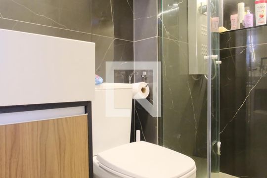 Banheiro da Suíte de apartamento à venda com 2 quartos, 49m² em Vila Matilde, São Paulo