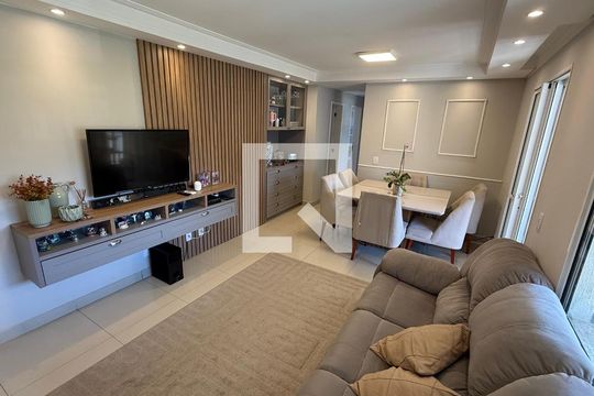 Sala de apartamento à venda com 3 quartos, 82m² em Loteamento Center Santa Genebra, Campinas