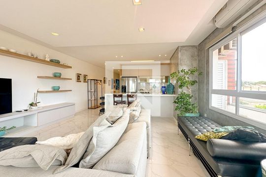 Sala de TV de apartamento para alugar com 3 quartos, 180m² em Ingleses Norte, Florianópolis