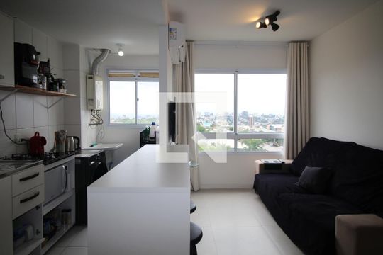 Sala de apartamento à venda com 2 quartos, 54m² em Bom Jesus, Porto Alegre