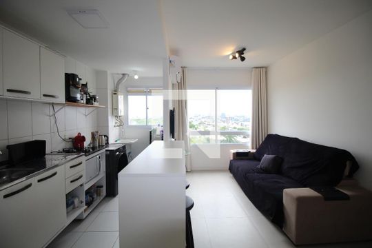 Sala de apartamento à venda com 2 quartos, 54m² em Bom Jesus, Porto Alegre