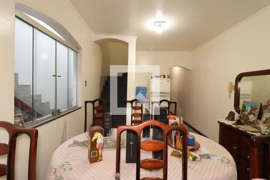 Sala de Jantar de casa à venda com 3 quartos, 250m² em Jardim Itapoan, Santo André