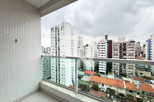 Varanda de apartamento à venda com 2 quartos, 63m² em Vila Olímpia, São Paulo