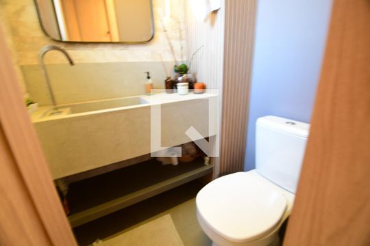 Lavabo de casa de condomínio à venda com 3 quartos, 145m² em Bosque das Palmeiras, Campinas