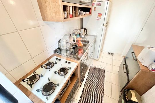 Sala/Cozinha de apartamento à venda com 2 quartos, 42m² em Vila Nova Cachoeirinha, São Paulo