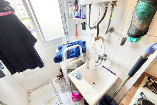 Sala/Cozinha de apartamento à venda com 2 quartos, 42m² em Vila Nova Cachoeirinha, São Paulo