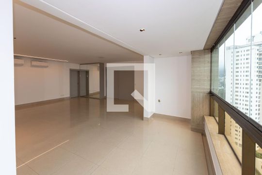 Varanda da Sala de apartamento à venda com 3 quartos, 180m² em Vila da Serra, Nova Lima