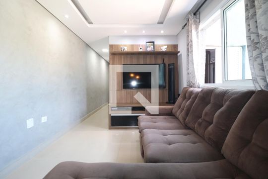 Sala de apartamento à venda com 2 quartos, 134m² em Parque Sao Vicente, Santo André