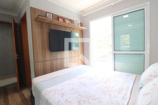 Quarto 1 suíte de apartamento à venda com 2 quartos, 134m² em Parque Sao Vicente, Santo André