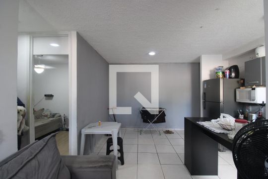 Sala/Cozinha de apartamento à venda com 2 quartos, 45m² em Curicica, Rio de Janeiro