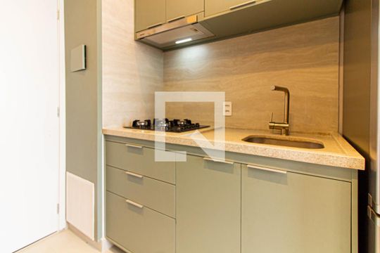Cozinha / Área de Serviço de apartamento à venda com 1 quarto, 25m² em Água Branca, São Paulo