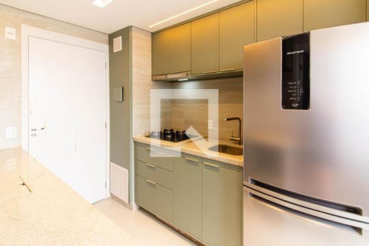 Cozinha / Área de Serviço de apartamento à venda com 1 quarto, 25m² em Água Branca, São Paulo
