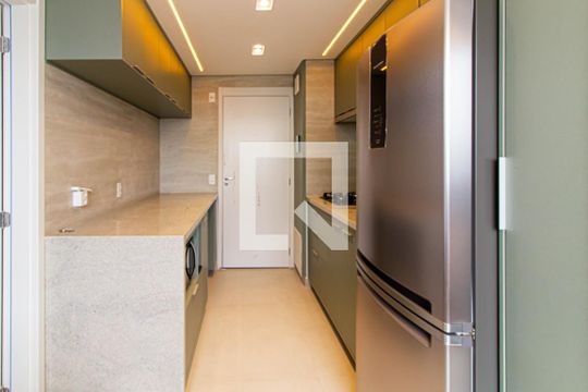 Cozinha / Área de Serviço de apartamento à venda com 1 quarto, 25m² em Água Branca, São Paulo