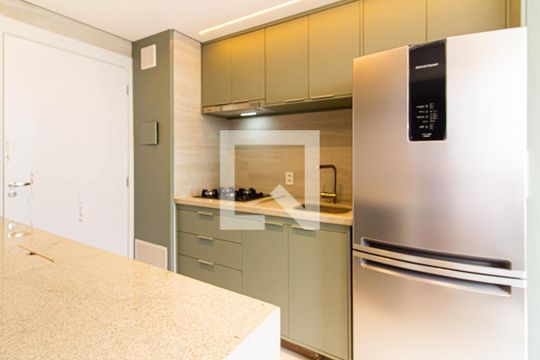 Cozinha / Área de Serviço de apartamento à venda com 1 quarto, 25m² em Água Branca, São Paulo