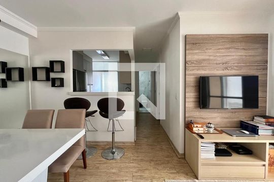 Sala de apartamento à venda com 2 quartos, 56m² em Vila Progresso, Campinas