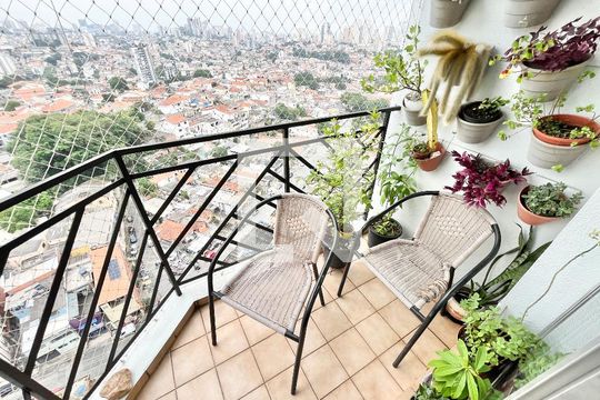 Varanda da Sala de apartamento à venda com 3 quartos, 71m² em Parque Mandaqui, São Paulo