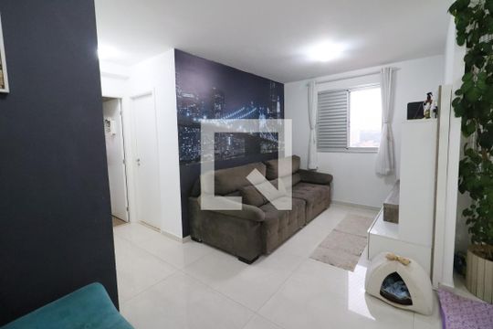 Sala de apartamento para alugar com 2 quartos, 74m² em Jaguaribe, Osasco