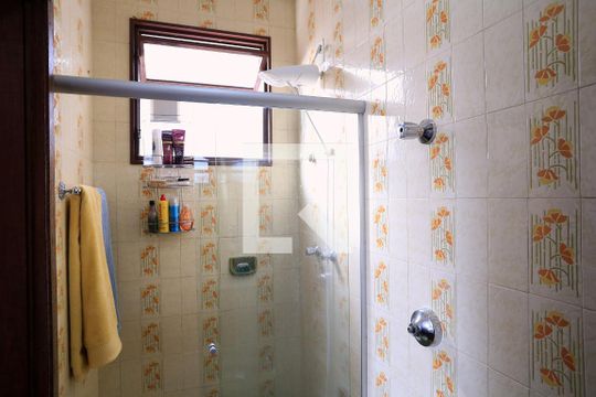 Banheiro da Suíte de apartamento à venda com 3 quartos, 92m² em Cidade Nova, Belo Horizonte