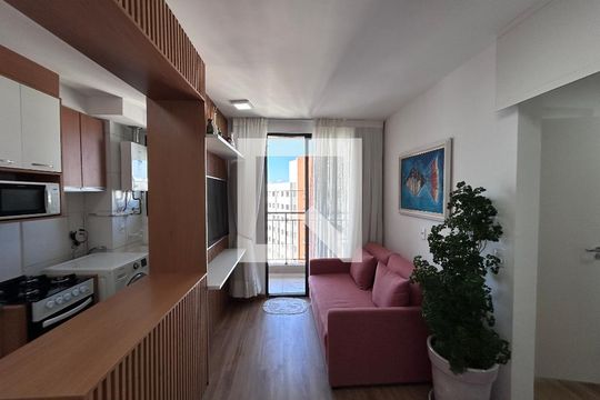 Sala de apartamento à venda com 1 quarto, 40m² em Usina Piratininga, São Paulo