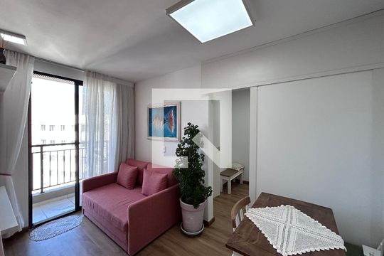 Sala de apartamento à venda com 1 quarto, 40m² em Usina Piratininga, São Paulo