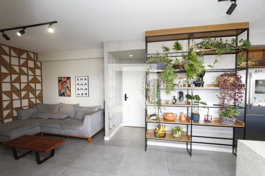 Sala de apartamento para alugar com 3 quartos, 110m² em Jk, Contagem