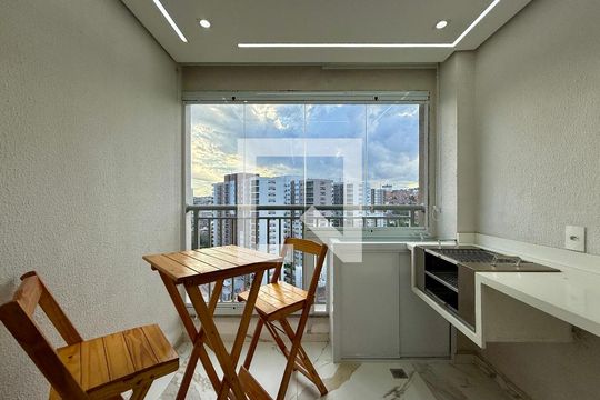 Sacada de kitnet/studio para alugar com 1 quarto, 25m² em Vila Andrade, São Paulo