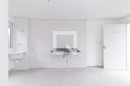 Sala/Cozinha de apartamento à venda com 2 quartos, 38m² em Cidade Patriarca, São Paulo