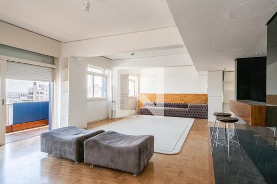 Sala de apartamento para alugar com 3 quartos, 164m² em Independência, Porto Alegre