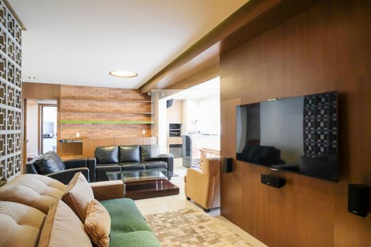 Sala de apartamento para alugar com 3 quartos, 135m² em Cerâmica, São Caetano do Sul