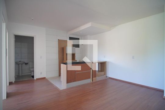 Sala/Cozinha de apartamento à venda com 2 quartos, 66m² em Campina, São Leopoldo