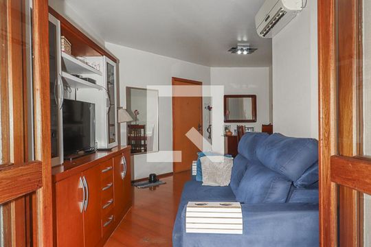 Sala de apartamento à venda com 2 quartos, 62m² em Petrópolis, Porto Alegre