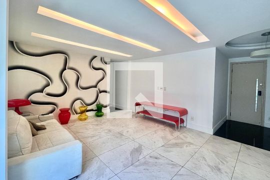 Sala de apartamento à venda com 2 quartos, 170m² em Jardim Botânico, Rio de Janeiro