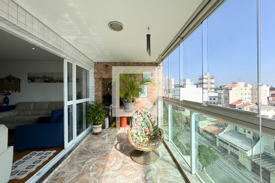 Sacada  de apartamento para alugar com 3 quartos, 99m² em Jardim do Mar, São Bernardo do Campo